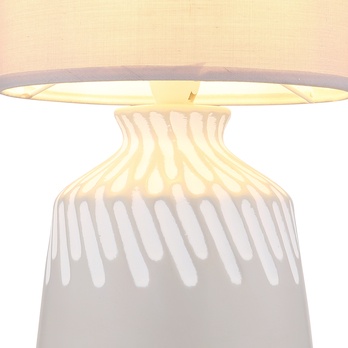 Stolná lampa RELA sivá 4