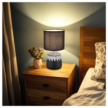 Stolná lampa RELA čierna 1