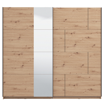 Šatníková skriňa RELIA dub artisan 2