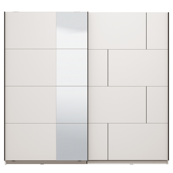 Šatníková skriňa RELIA biela 2