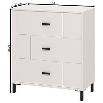 Komoda RELIA biela 6