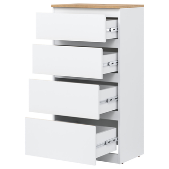 Komoda REMI RM04 dub evoke/biela 2