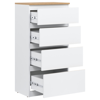 Komoda REMI RM04 dub evoke/biela 3