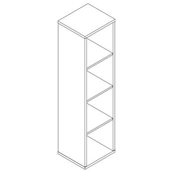 Regál RENA SC289 dub sonoma 2