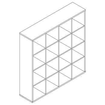 Regál RENA SC290 dub sonoma 2