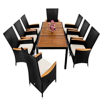 Záhradná zostava REO čierna/hnedá 1