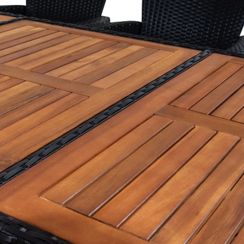 Záhradná zostava REO čierna/hnedá 3