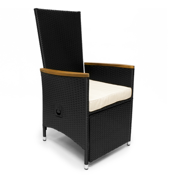 Záhradná zostava REO čierna/hnedá 5