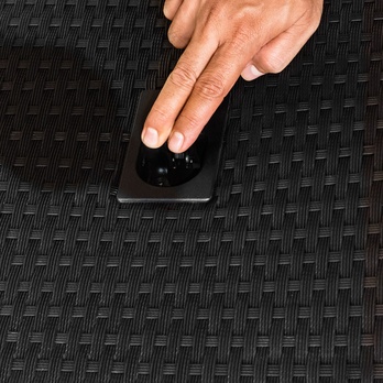 Záhradná zostava REO čierna/hnedá 7