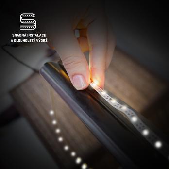 LED páska RETLUX RLS 101 čierna, 2x 50 cm 11