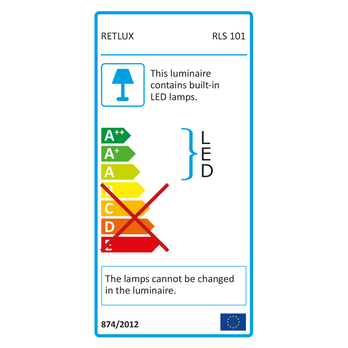 LED páska RETLUX RLS 101 čierna, 2x 50 cm 16