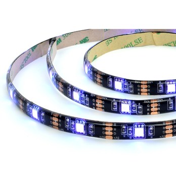 LED RGB páska RETLUX RLS 102 čierna, 2x 50 cm 2