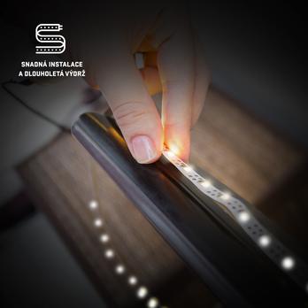 LED RGB páska RETLUX RLS 102 čierna, 2x 50 cm 25
