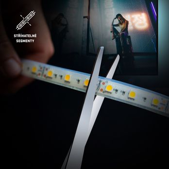 LED RGB páska RETLUX RLS 102 čierna, 2x 50 cm 27