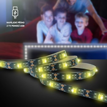 LED RGB páska RETLUX RLS 102 čierna, 2x 50 cm 28