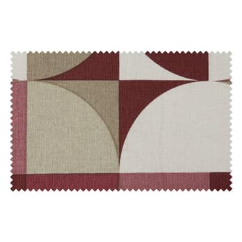 Dekoračný vankúš RETRO BORDEAUX červená, 45x45 cm 6