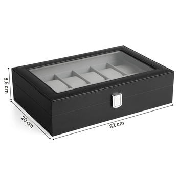 Box na hodinky REX sivá 10