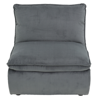 Kreslo RHODOS tmavosivá 1