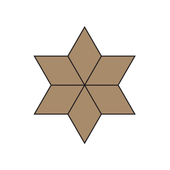 Sada dekoratívnych obkladových panelov RHOMBUS dub, 9 ks 2