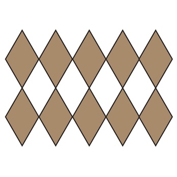 Sada dekoratívnych obkladových panelov RHOMBUS dub, 9 ks 3