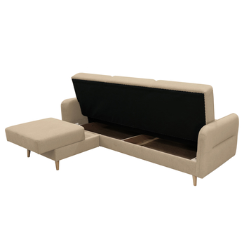 Sedacia súprava RHONDA ľavá, svetlohnedá 2