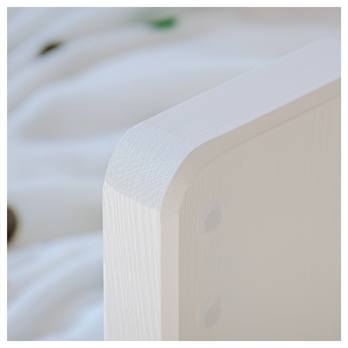 Posteľ s výsuvným lôžkom RHYS biela, 80x180 cm 7