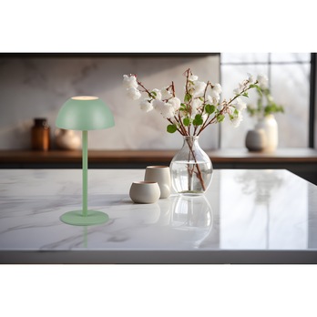 Stolná LED lampa RICARDO zelená 1