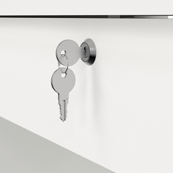 Písací stôl RICCO biela 8