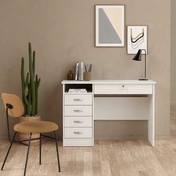 Písací stôl RICCO biela 9