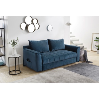 Pohovka  RICK tmavomodrá 1