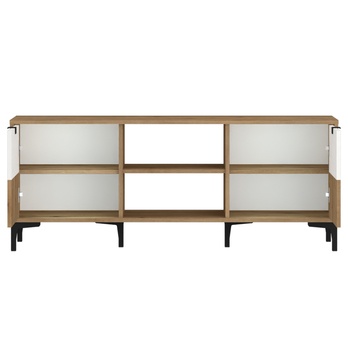 TV komoda RICKO F01 dub evoke/alpská biela 1