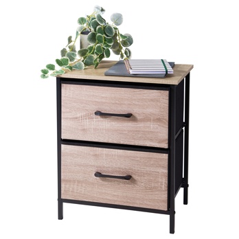 Odkladací stolík RICKY prírodná/čierna 3