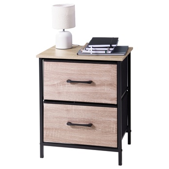 Odkladací stolík RICKY prírodná/čierna 1