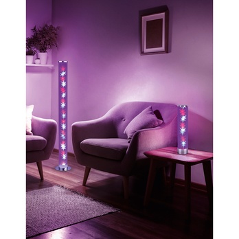 Stojacia LED RGB lampa RICO biela 1