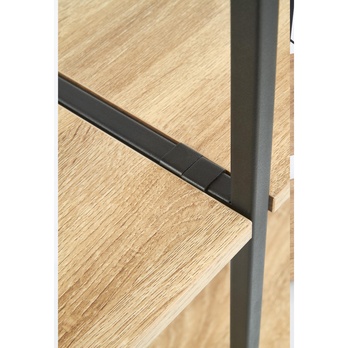 Regál RIG 19 dub sonoma/čierna 3