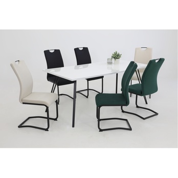 Jedálenská stolička RIGA II S čierna, sada 4 ks 1