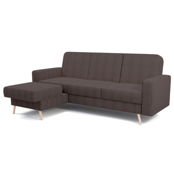 Sedacia súprava RIGO ľavá, hnedá 1