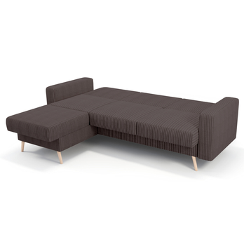 Sedacia súprava RIGO ľavá, hnedá 3