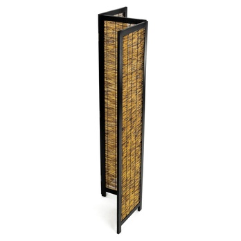 Paraván RIKA čierna/bambus 5