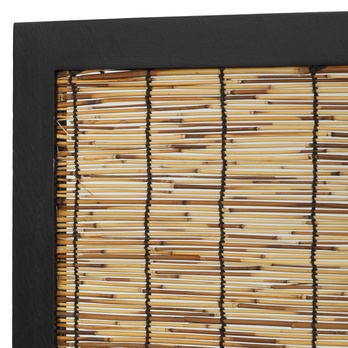 Paraván RIKA čierna/bambus 7