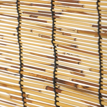 Paraván RIKA čierna/bambus 8