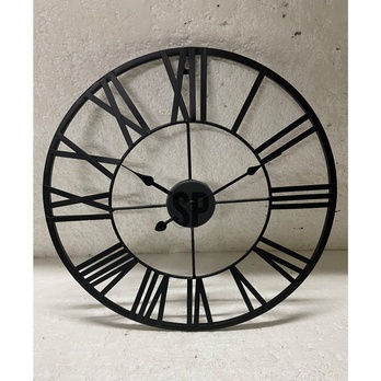 Nástenné hodiny RIM čierna, ⌀ 47 cm 1