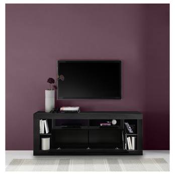 TV komoda  RIMINI 7 čierna popolavá 2