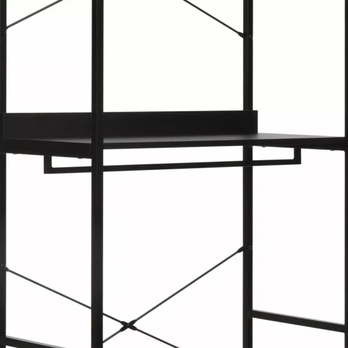 Regál RIN O čierna 3