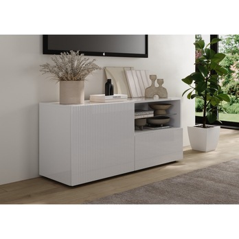 TV komoda RIO 7 biela lesklá 3