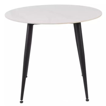Jedálenský stôl RION 2 biela/čierna, šírka 90 cm 1