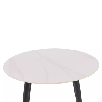 Jedálenský stôl RION 2 biela/čierna, šírka 90 cm 2