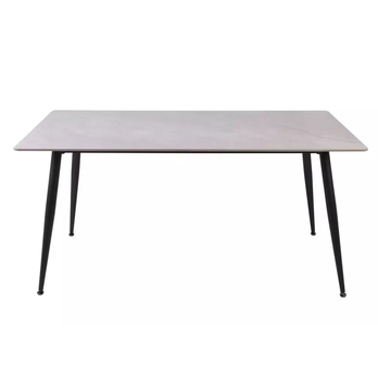 Jedálenský stôl RION 3 sivá lesklá/čierna, šírka 130 cm 1