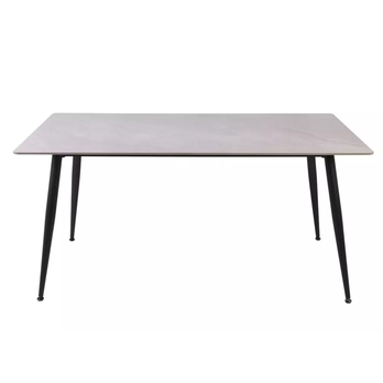 Jedálenský stôl RION 3 sivá lesklá/čierna, šírka 160 cm 1