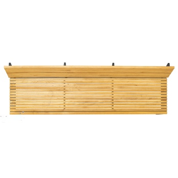 Lavica RIPPER antracitová/prírodná, šírka 180 cm 2
